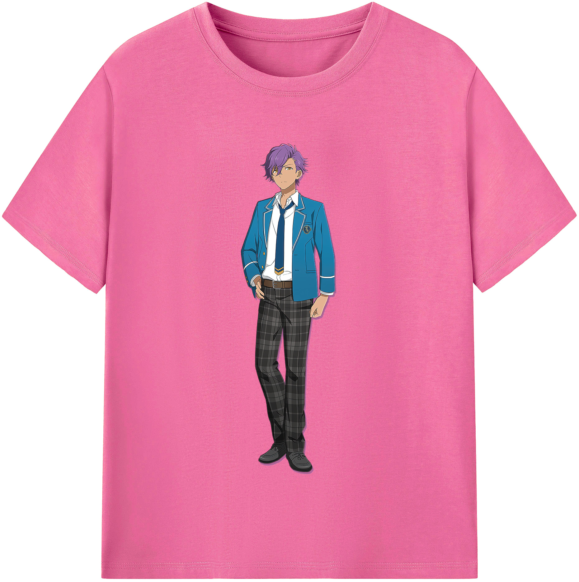 （画像用） あんさんぶるスターズ! Ensemble Stars レディースカジュアルプリントTシャツ（綿100％）